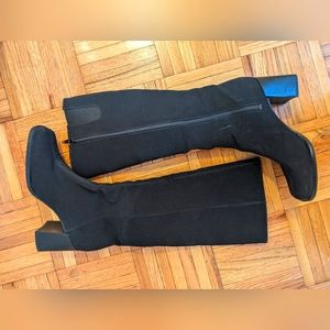 Nine West Tall Black Boots Size 5